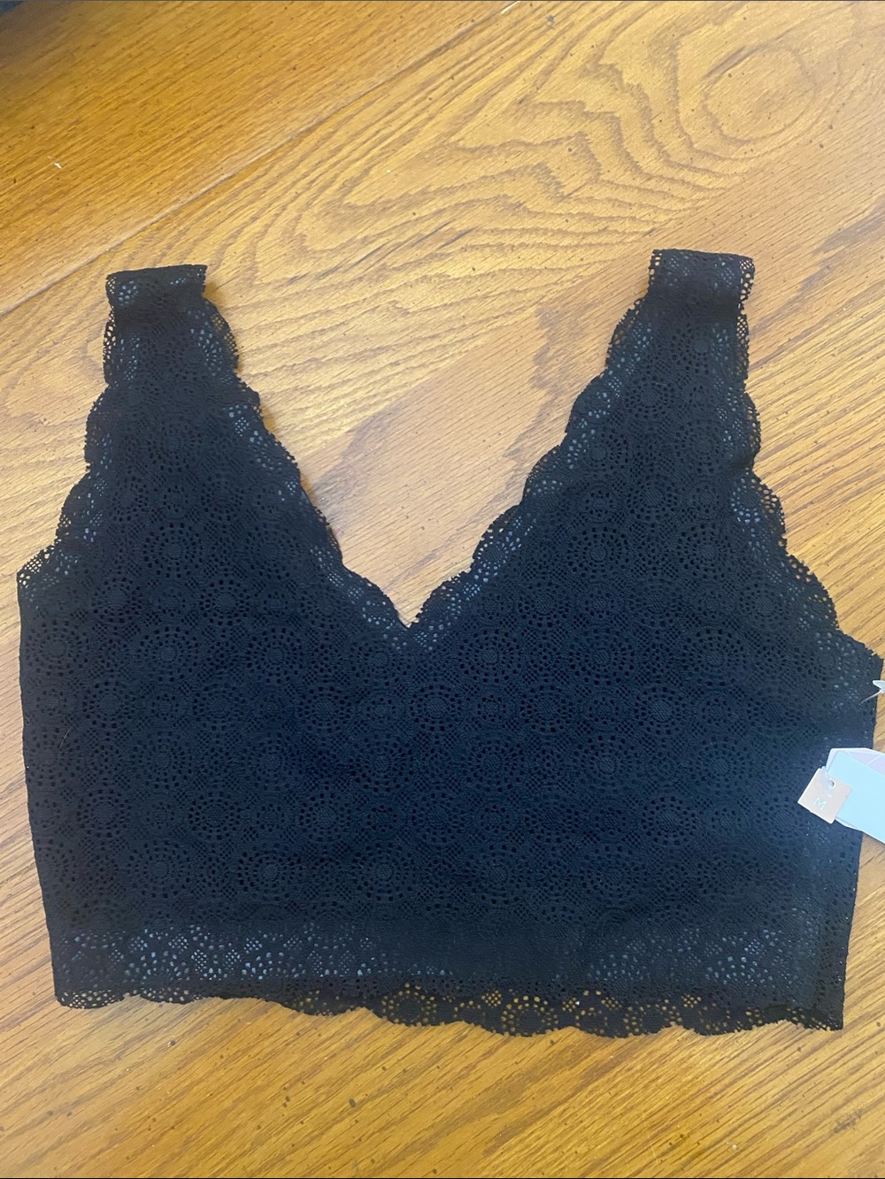 Black Lace Bralette - Women Intimates & Sleepwear Size M NWT